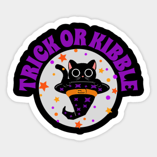 Trick or Kibble Sticker